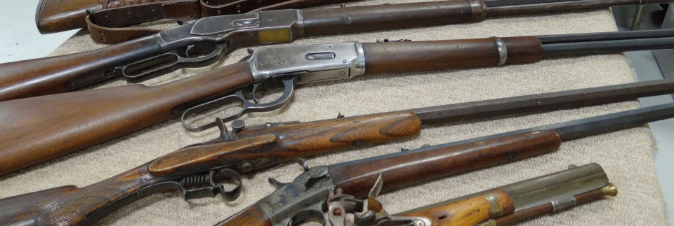 Antique Guns at Antique Sporting & Advertising Show