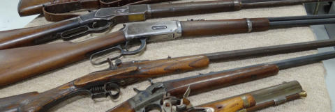 Antique Guns at Antique Sporting & Advertising Show
